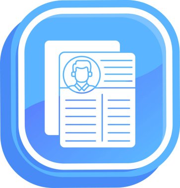 Bir insan simgesinin vektör illüstrasyonu