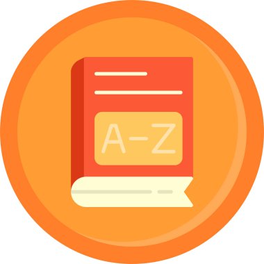 Kitap. Web simgesi basit illüstrasyon