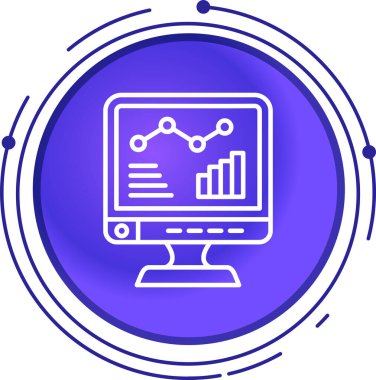 bilgisayar simgesi vektör illüstrasyonu