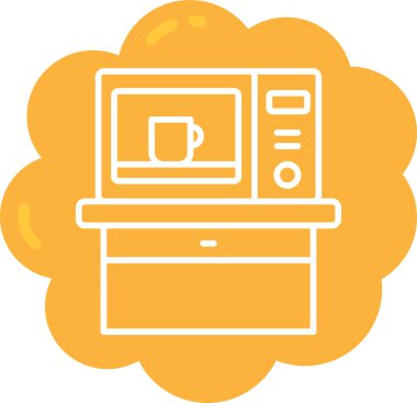 Bilgisayar. Web simgesi basit illüstrasyon