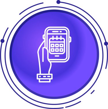 vektör cep telefonu ico