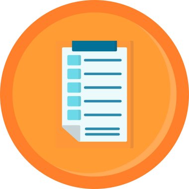 belge simgesi vektör illüstrasyonu