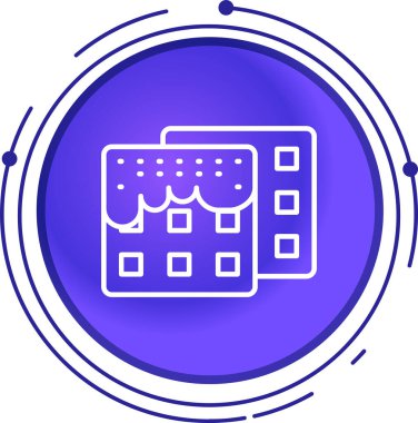 renk takvimi simgesi basit biçimdedir