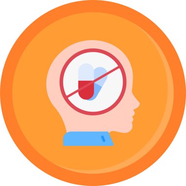 Beyin düşünme simgesi