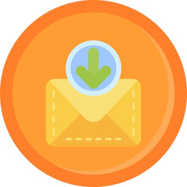 zarf e- posta simgesi düz biçimli