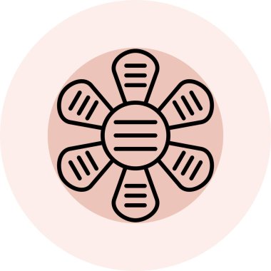 Virüs. Web simgesi basit illüstrasyon