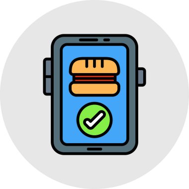 yiyecek ve içecek vektör çizimi