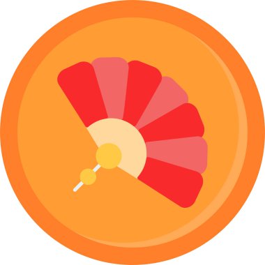 yiyecek düz vektör simgesi