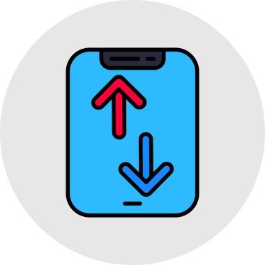 - Telefon. Web simgesi basit illüstrasyon