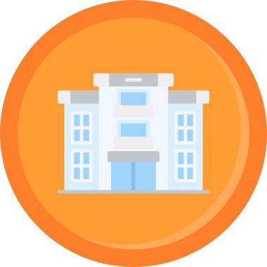 Daire simgesi, vektör illüstrasyonu basit tasarım