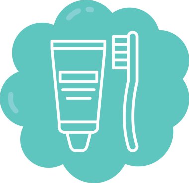 fırça. Web simgesi basit illüstrasyon