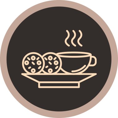 Gıda simgesinin vektör illüstrasyonu