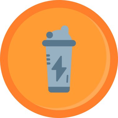 Bir içecek simgesinin vektör illüstrasyonu