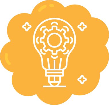 ampul simgesi vektör illüstrasyonu