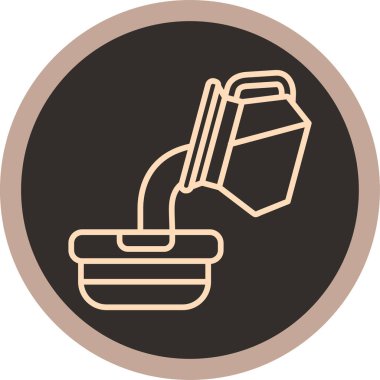 Modern b 'nin vektör illüstrasyonu eksik simgesi