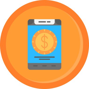 cep telefonu simgesi. vektör illüstrasyonu