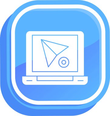 zarf simgesi vektör illüstrasyonu