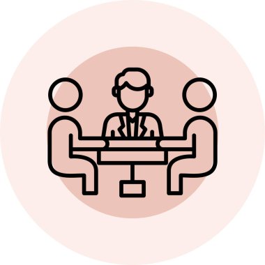 İnsan simgesinin vektör illüstrasyonu