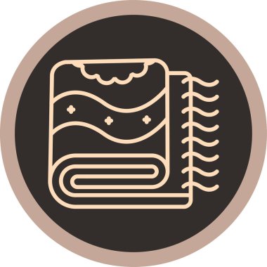 Ahşap bir evin vektör simgesi