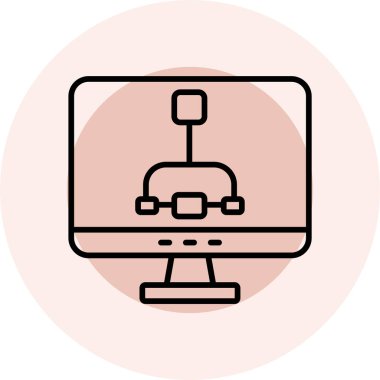 izleyici ikon vektör illüstrasyonu