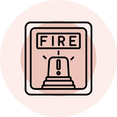 Yangın alarm renk simgesi