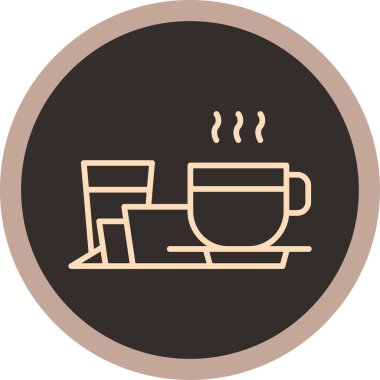 kahve fincanı web vektör illüstrasyonu