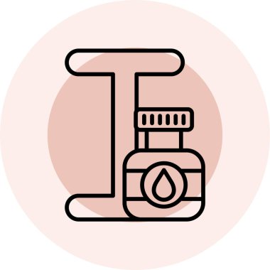 benzin istasyonu simgesi, vektör illüstrasyonu