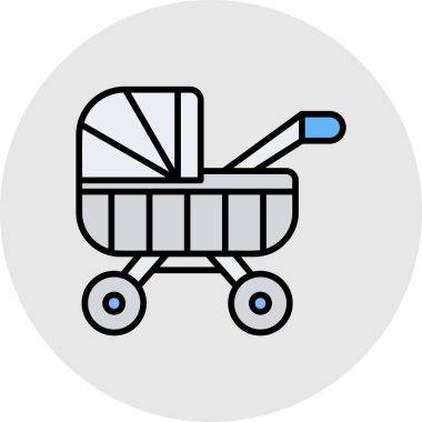 bebek simgesi soyut bir grupta izole edildi