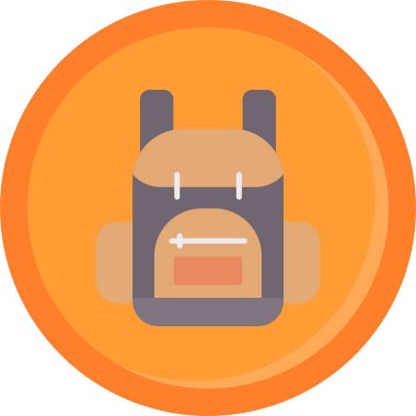 çanta çanta çanta simgesi düz stil