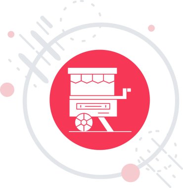 Modern b 'nin vektör illüstrasyonu eksik simgesi