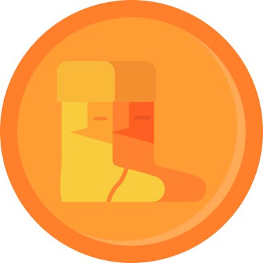 Çizme simgesi, vektör illüstrasyonu basit tasarım