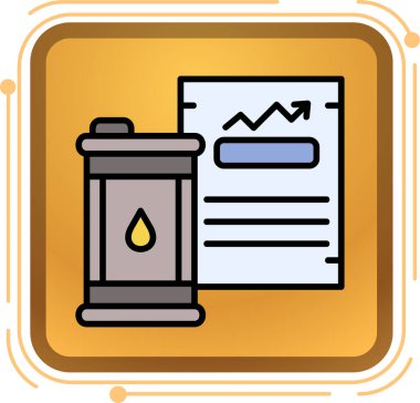 Yağ varili simgesi, taslak biçimi