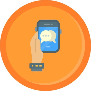 Düz biçimli cep telefonu simgesini ara