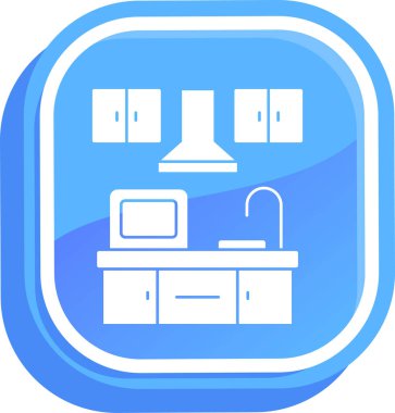 banyo mobilyaları banyo ikonu - ana hatları ile doldurulmuş