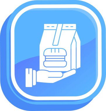 Bir poşet kahvenin vektör çizimi