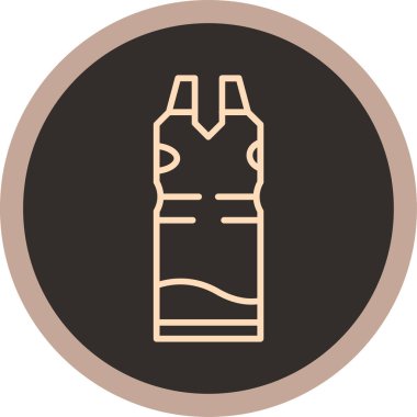 Sırt çantası simgesinin vektör çizimi