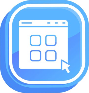 Tarayıcı web tarayıcı simgesi - taslak biçimi