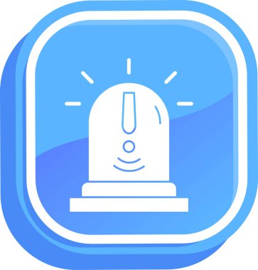 Bir mum simgesinin vektör illüstrasyonu