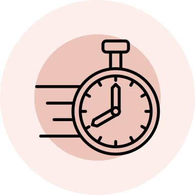 vektör saat resimleme