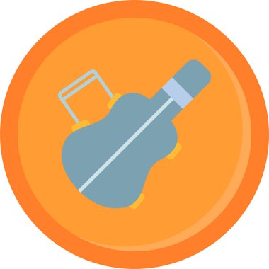 Düz bir içecek ikonu.