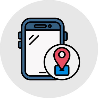 konum haritası konum simgesi doldurulmuş dış hat biçimi