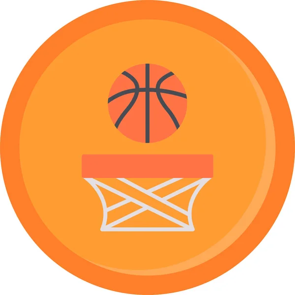 Basketbol topu. Basit tasarım