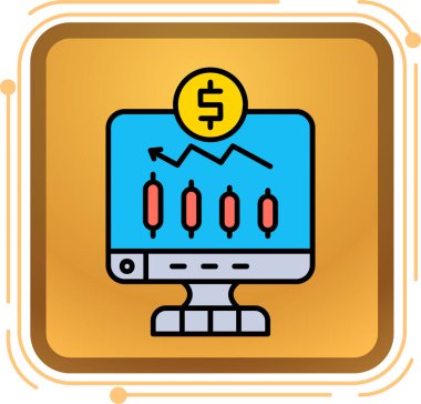 Kişisel ve ticari kullanım için vektör iş simgesi.