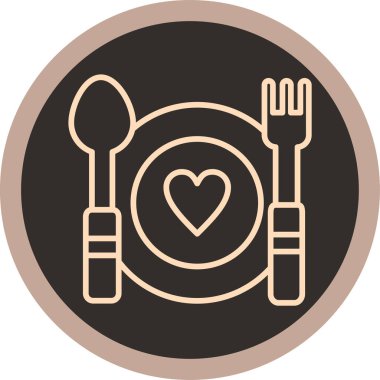 Bir kalbin vektör illüstrasyonu