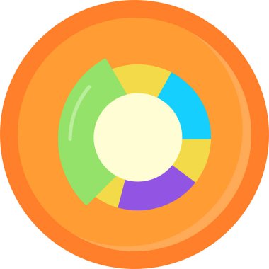 pasta diyagramı şeması simgesi