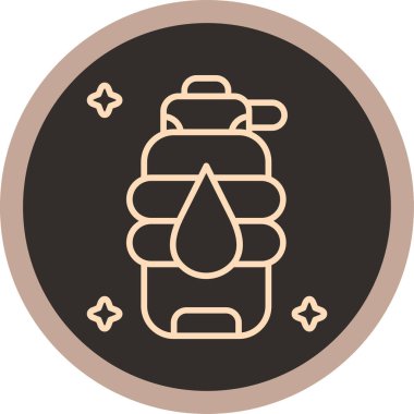 Kahve poşeti için vektör illüstrasyonu