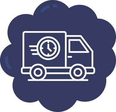 dağıtım web simgesi basit tasarım