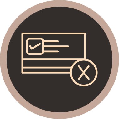 Modern bir simgenin vektör illüstrasyonu