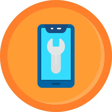 Simge vektör illüstrasyonunu onar