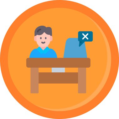 Bilgisayar. Web simgesi basit illüstrasyon